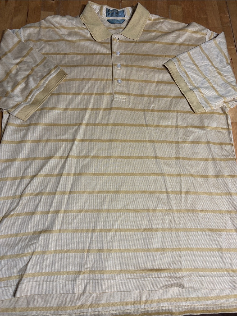 Descente 65/2 Egyptian Cotton Striped Polo